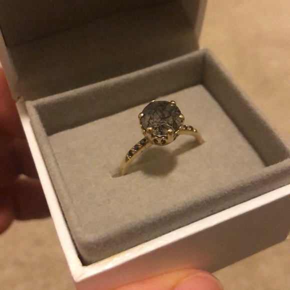 anna sheffield Jewelry - Hazeline ring by Anna Sheffield w rutilated quartz